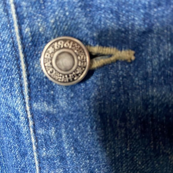 Gap Vintage denim jacket flannel lined barn field coat size XL - Picture 6 of 11